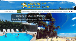Desktop Screenshot of camping-dupetitpont.com